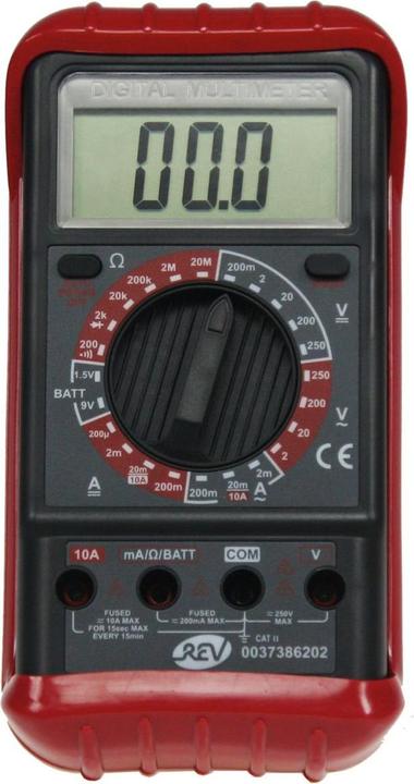 Actual product image REV Multimeter Profi sw/rt Hand-held multimeter digital CAT III (CAT III)