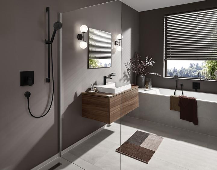 Productafbeelding hansgrohe AddStoris zeephouder, wandmontage, mat zwart