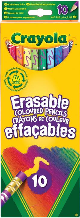 Actual product image Crayola Erasable colour pencils (Multinational, 10 x)