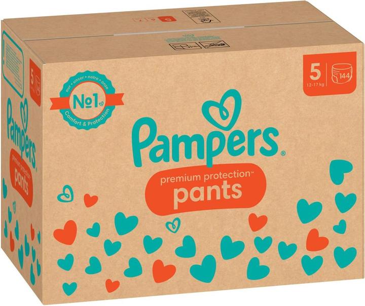 Immagine prodotto Pampers Premium Protection Pants (Dimensione 5, Pacco mensile, 144 Pezzo/i)