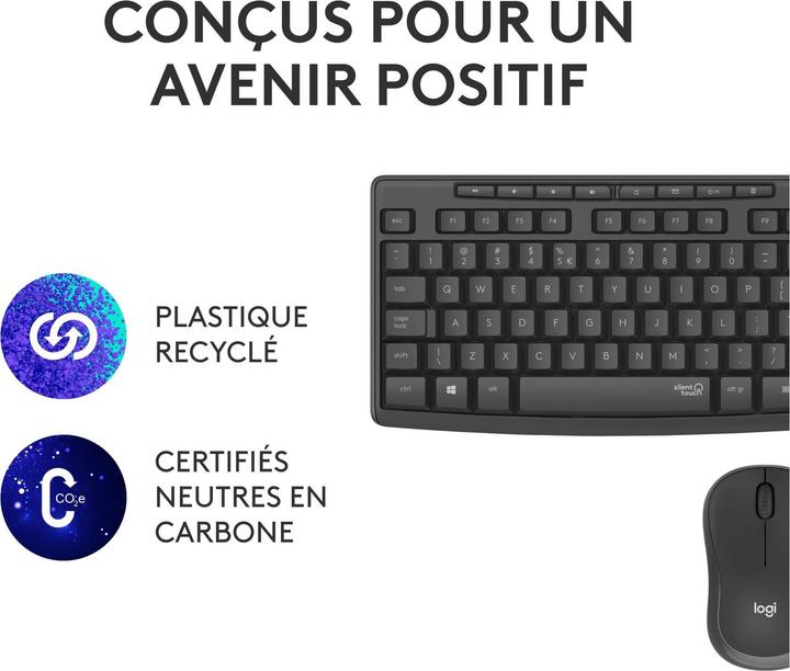 Actual product image Logitech MK295 Silent (US, Wireless)