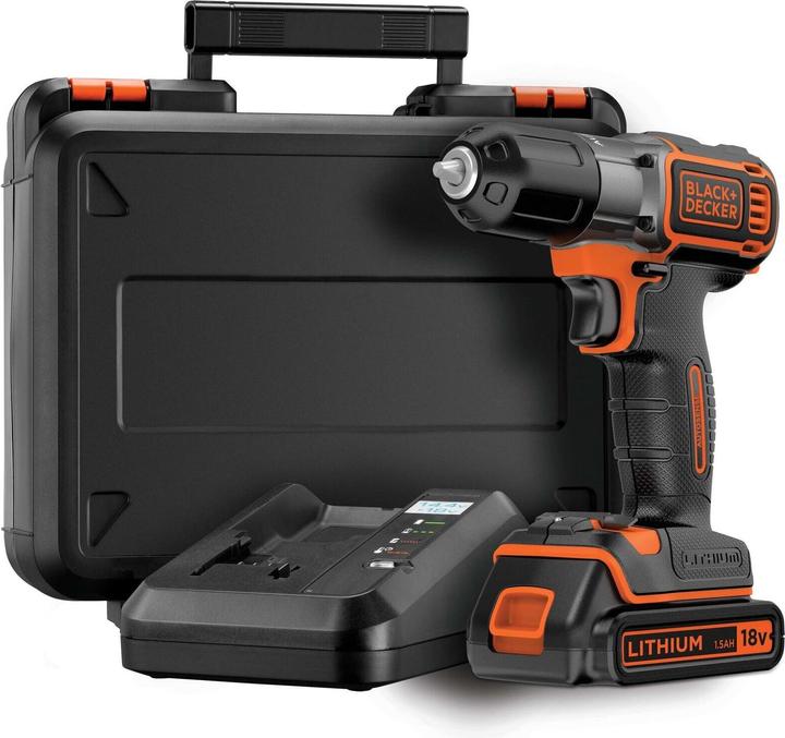 Produktbild Black & Decker 18V AkkuBohrschrauber Autosense (Akkubetrieb)