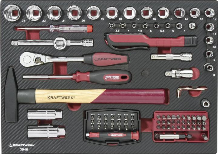 Image du produit Kraftwerk Boîte à outils professionnelle en aluminium (151 pièces)