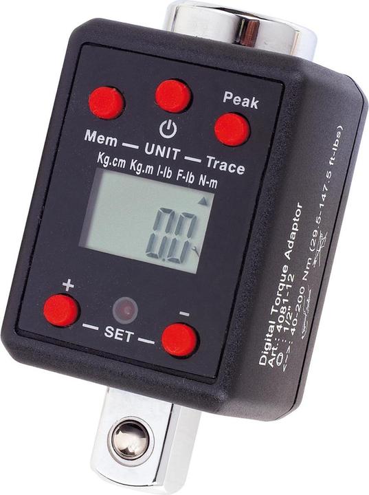 Kraftwerk Digital-Drehmoment-Adapter (1/2", 40 Nm, 200 Nm)