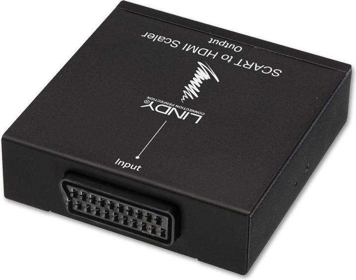 Produktbild Lindy SCART nach HDMI Konverter 720p unterstuetzt Composite Video und RGB (HDMI, 10.20 cm)