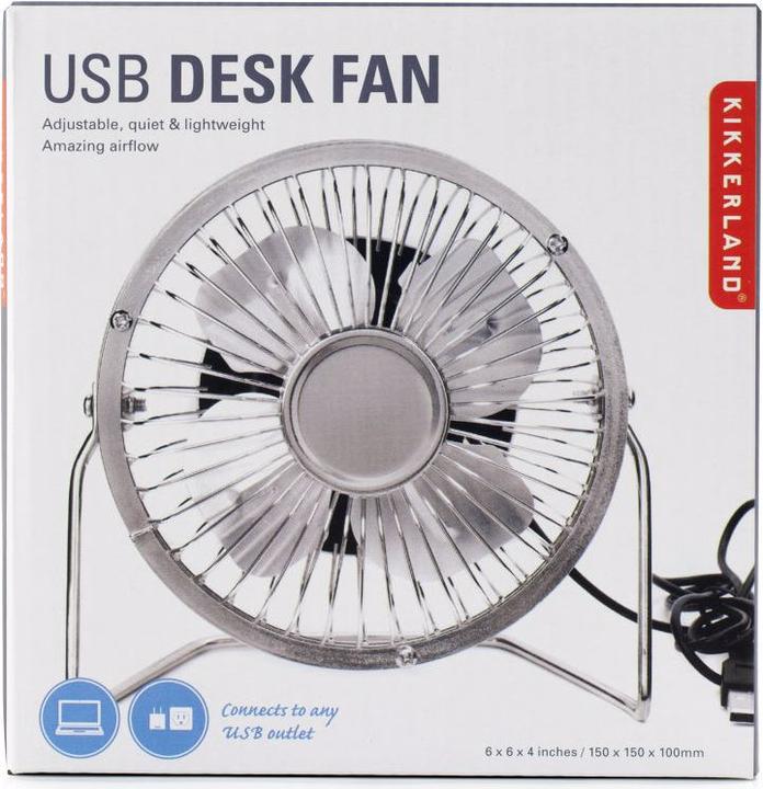 Image du produit Kikkerland Fan de bureau (0 dB)