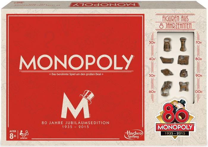 Hasbro Monopoli 80 anni CH edizione (Tedesco, Francese, Italiano)