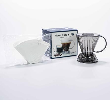 Image du produit MGA Goutteur - L 500 ml, gris translucide + 100 filtres (0.50 l)