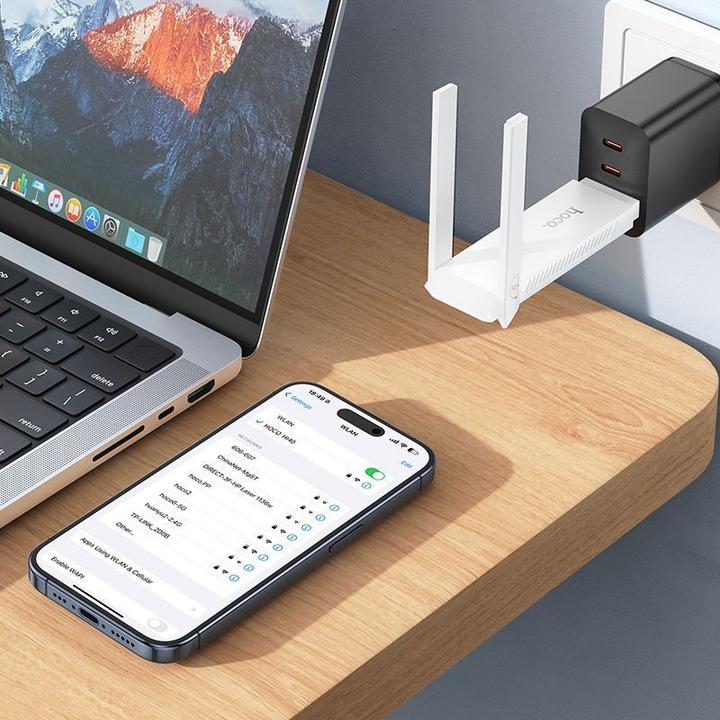Produktbild Hoco Other Computer Accessory Portable wireless router USB A WiFi HI40 white