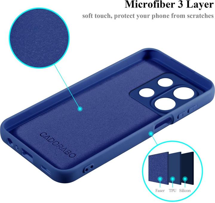 Image du produit Cadorabo Housse pour Redmi Note 13 5G Global TPU dans un design de protection liquide en silicone (Xiaomi Redmi Note 13 5G)