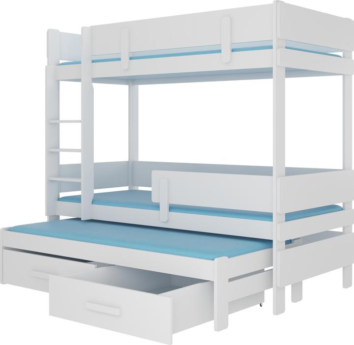 Actual product image ADRK Furniture Triple bunk bed ETAPO 200x90 (200cm x 90cm)