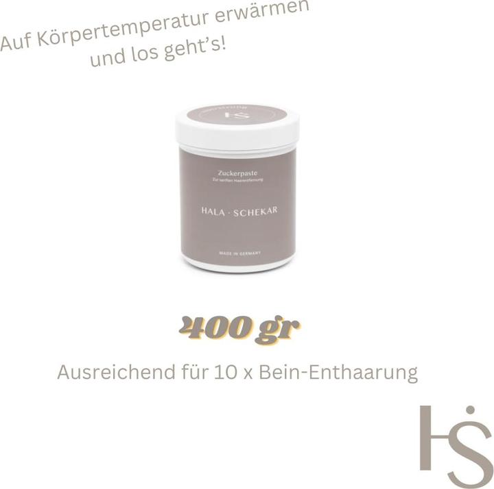 Produktbild Hala Schekar Natürliche Zuckerpaste zur Haarentfernung (400g) (1 x)