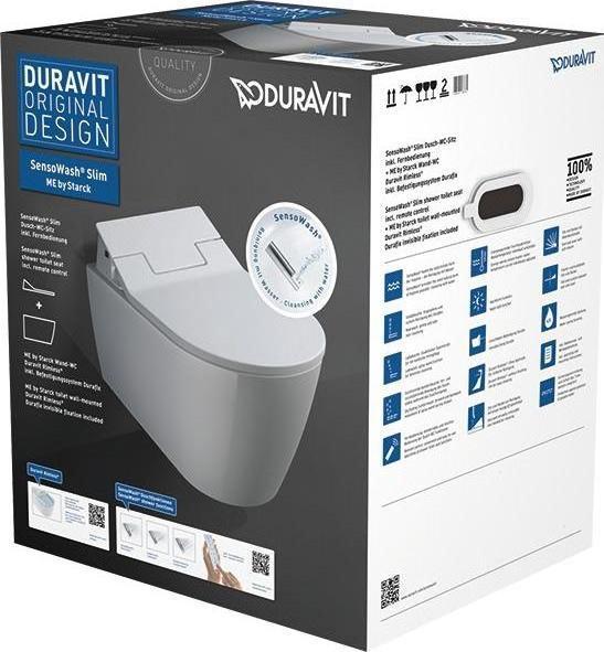 Actual product image Duravit Shower toilet complete system ME by Starck for Sensowash white wall-mounted 631000002004300