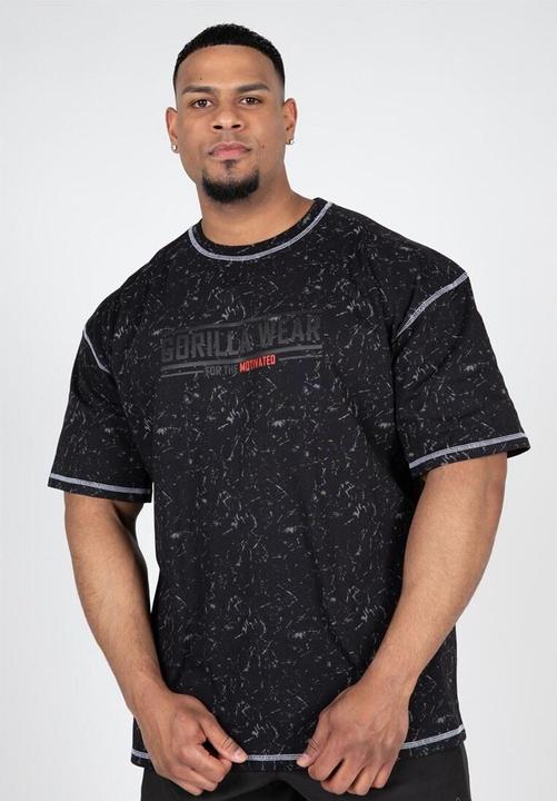 Immagine prodotto Gorilla Wear Maglietta Saginaw oversize - Nero Fuso (L)