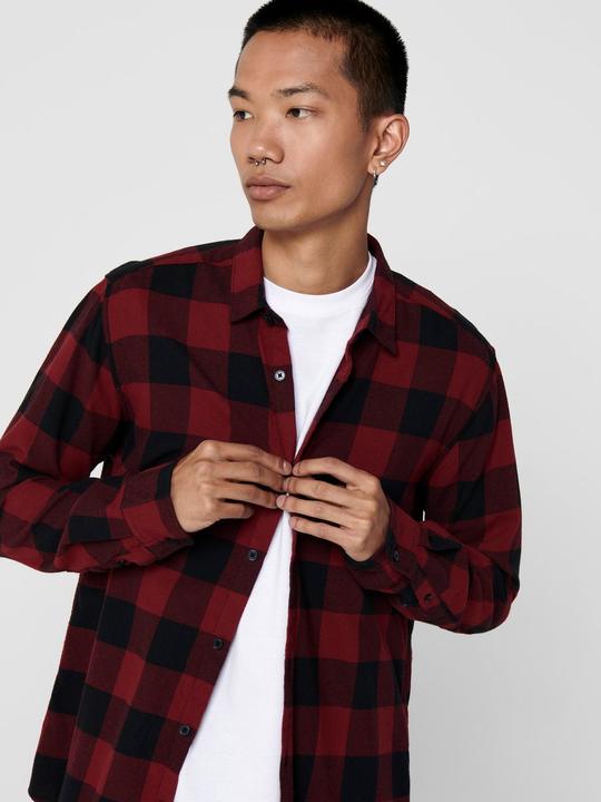 Actual product image Only & Sons Kariertes Langarmhemd (XS)