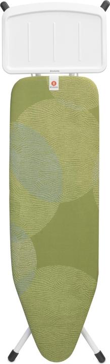 Brabantia Asse da stiro con ripiano per stazione a vapore Calm Rustle 124 x 38 cm (124 x 38 cm)