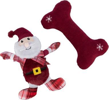 Produktbild Trixie xmas giftset bot met kerstman pluche / stof