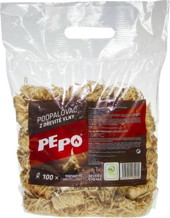 Pe-Po Allume laine de bois 100 pcs.