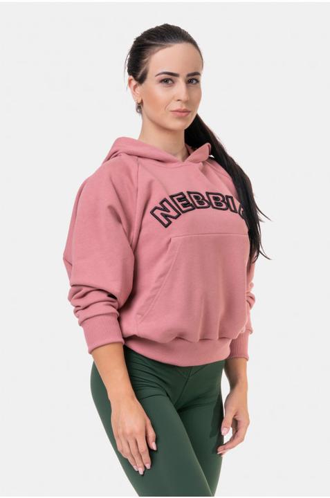 Image du produit Nebbia Sweat-shirt Iconic Hero avec une capuche 581 vieux rose (L)