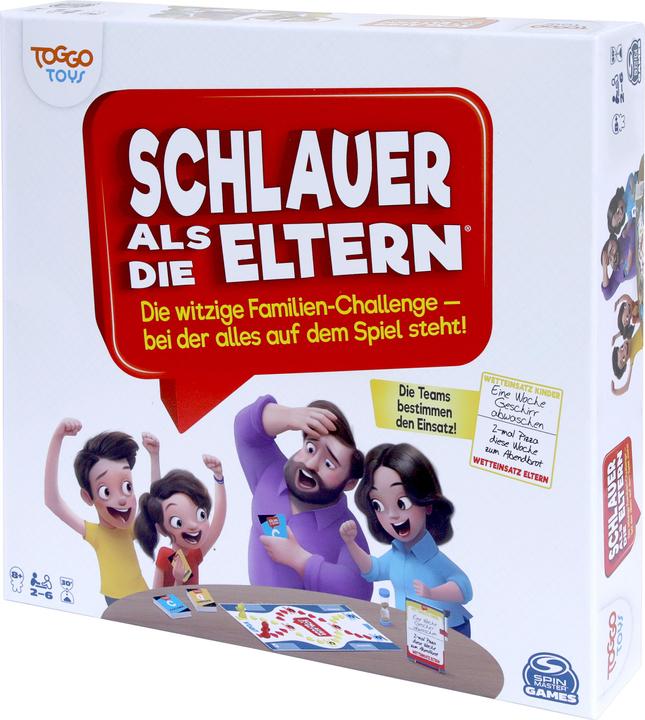 Produktbild Spin Master Games - Schlauer als die Eltern, spassiges Quiz- und Actionspiel, bei dem Kinder gegen Eltern (Deutsch)