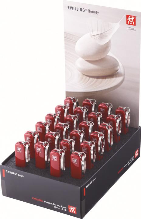 Produktbild Zwilling Display 24 Multi-Tool m. Schlüsselanhänger, rot (Promo 20)