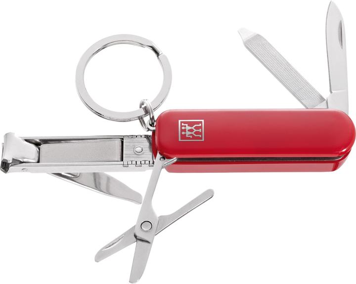 Produktbild Zwilling Multi-Tool m. Schlüsselanhänger, rot, 57 mm