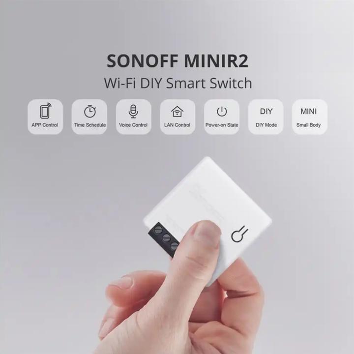 Actual product image Sonoff Mini R2 (Switch actuator)