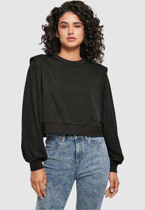 Actual product image Urban Classics Ladies Padded Shoulder Modal Terry Crewneck (XXL)