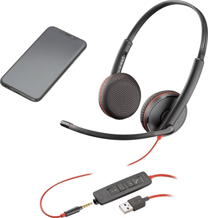 Produktbild Poly Blackwire C3325 (Kabelgebunden, USB-A)