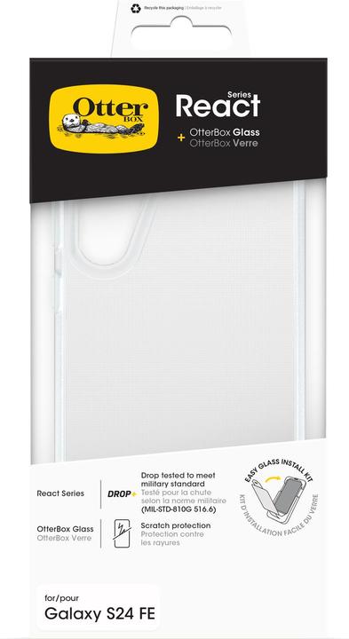Actual product image OtterBox React + Glass Bundle - Kit (Samsung Galaxy S24 FE)