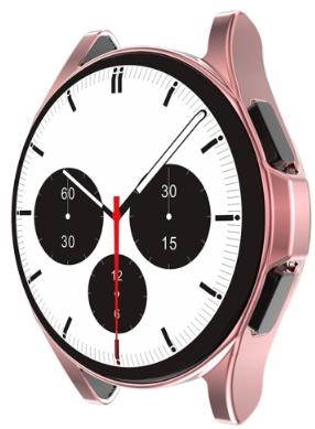 Image du produit Cover-Discount Galaxy Watch 4 46mm - Etui de protection en caoutchouc rose