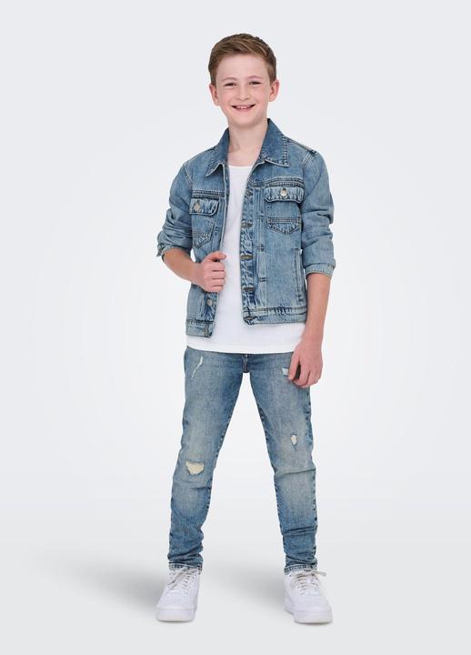 Image du produit Only & Sons Junior OSJYOKE Mid Rise Verjüngt Jeans Slim Fit Jeans (140)