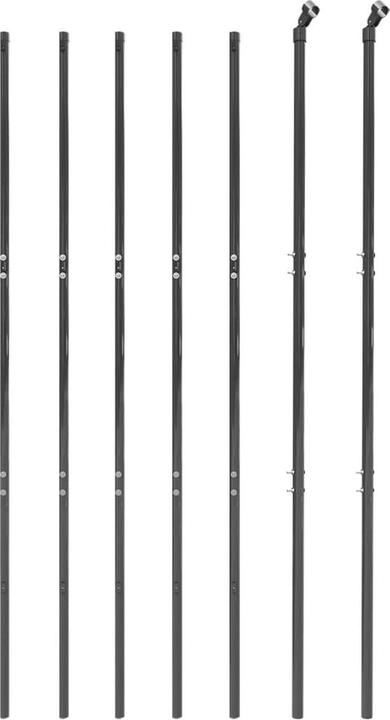 Actual product image VidaXL Maschendrahtzaun Anthrazit 2,2x10 m Verzinkter Stahl