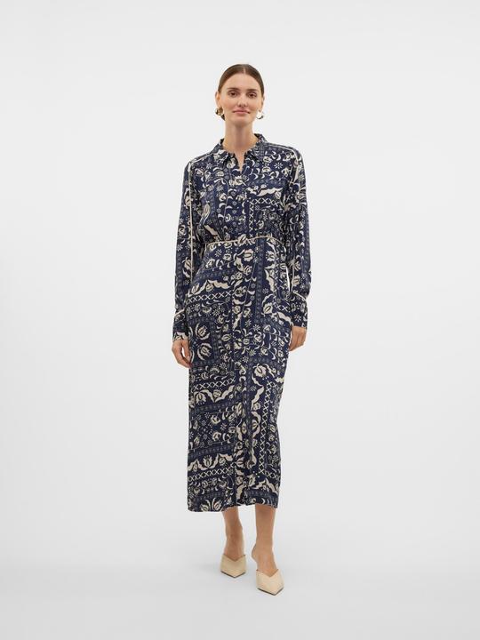 Produktbild Vero Moda VMGIDDE Langes Kleid Hemdblusenkleid (L)