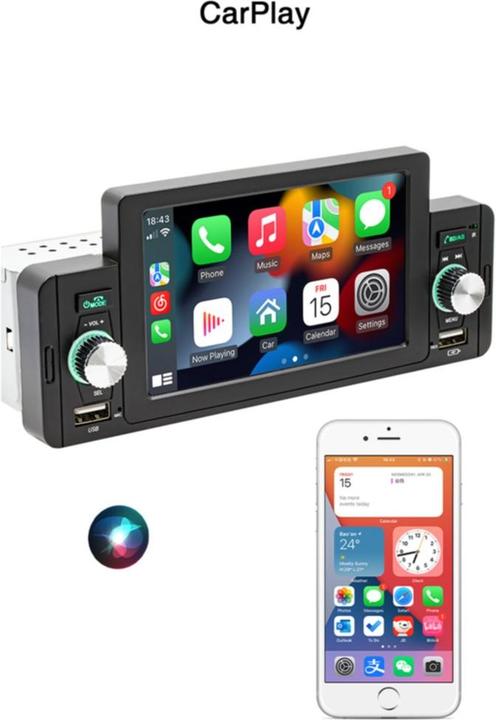 Produktbild Werkstein Digitales Autoradio FM Transmitter, MP5, Bluetooth, CarPlay, Android Auto (Android Auto, MirrorLink, Apple Carplay)