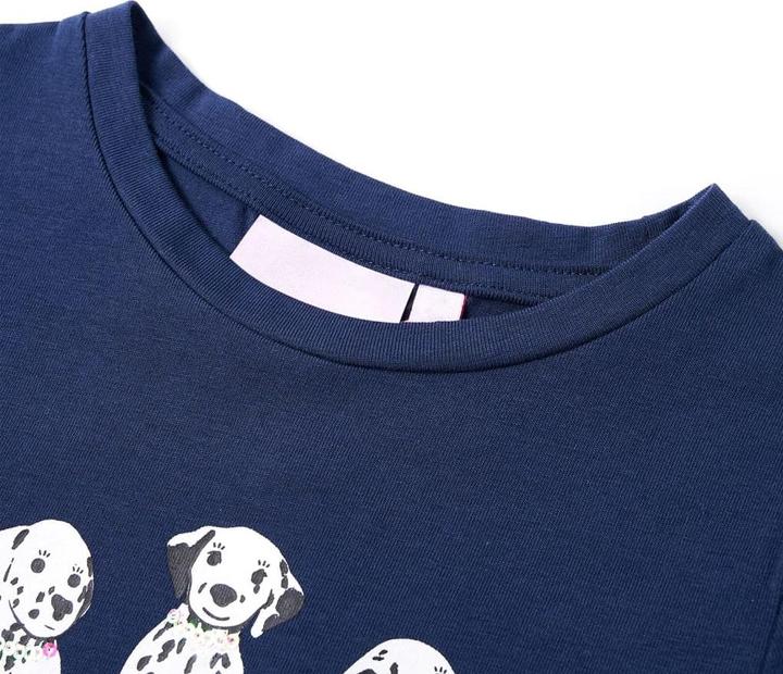 Produktbild VidaXL Kinder-T-Shirt Marineblau 128,Material: 95 % Baumwolle. 5 (128)