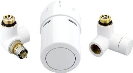Immagine prodotto Danfoss Set di valvole tipo RTX con termostato di ritorno per registrare la temperatura dell'acqua.
