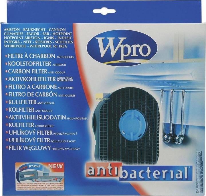 Produktbild WPRO Antibakterieller Aktivkohlefilter DKF42, 481281718522 - CHF200/1 - 484000008577