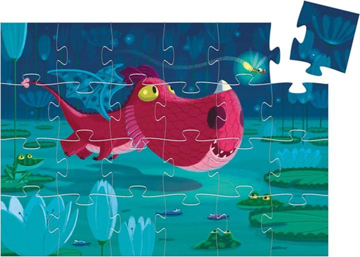 Produktbild Djeco Puzzle Edmond der Drache (24 Teile)