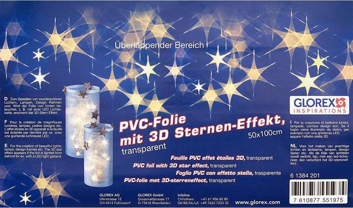 Actual product image Folia Star effect film