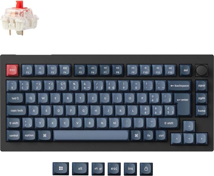 Produktbild Keychron V1 Max (CH, Kabelgebunden, Kabellos)