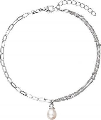 Evolution Group Silver bracelet with genuine freshwater pearl 23014.1