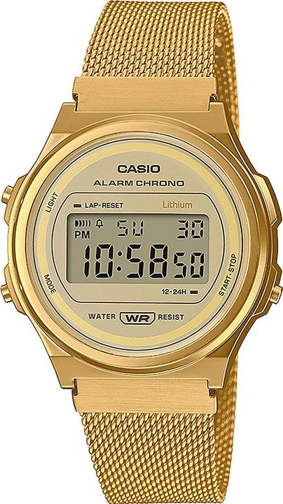 Casio Vintage - A171WEMG-9AEF (Uhr mit Schmuckstein, 36.60 mm)