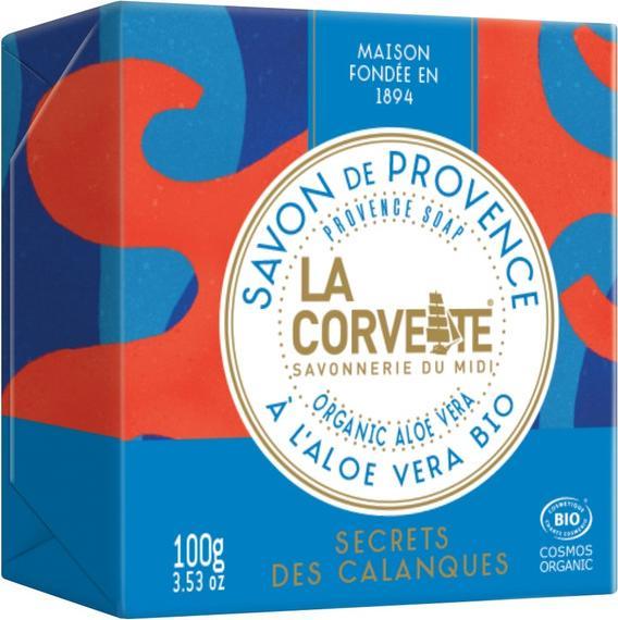 La Corvette Savonnette Secrets des Calanques fest (Hartseife)