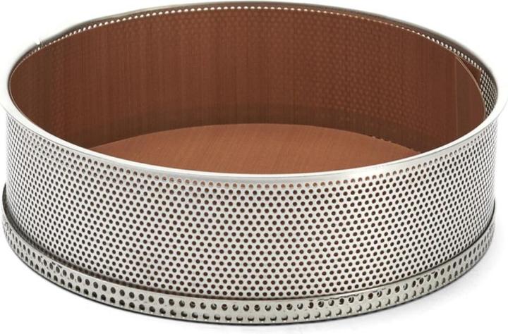 Image du produit de Buyer Moule à Cake En Acier Inox Perforé Abn. Fond 24x6.5 (25.50 cm)