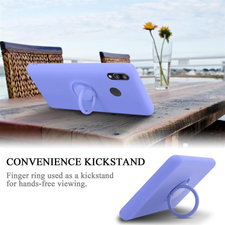 Image du produit Cadorabo TPU Liquid Ring Silicone Case Cover (Huawei Nova 3E)