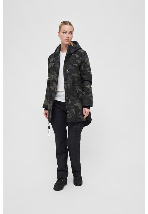 Actual product image Brandit Women's Marsh Lake Parka Size S Colour Dark camouflage pattern (S)
