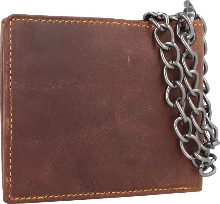Actual product image Greenburry Racing Collection Dallas wallet RFID leather 12.5 cm