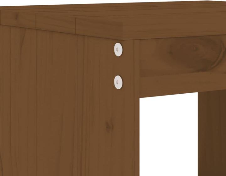 Actual product image VidaXL 17-tlg. Garten-Essgruppe Honigbraun Massivholz (100 cm)