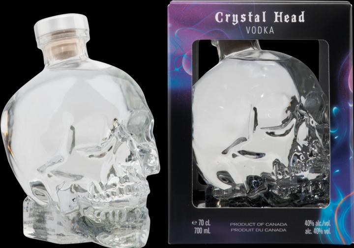 Image du produit Crystal Head Triple Filtered Vodka (1 x 70 cl)